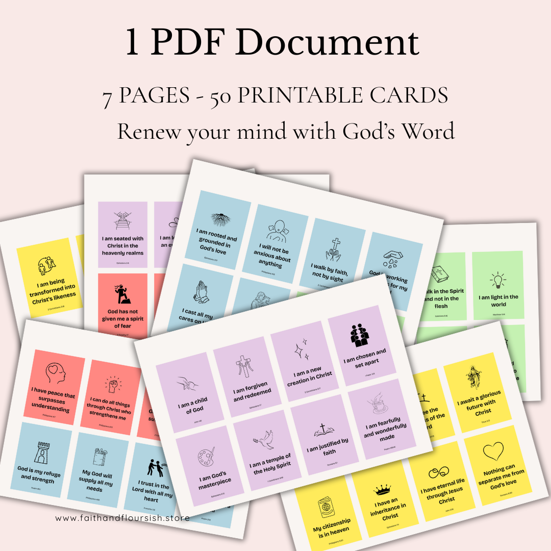 Christian Affirmation Cards
