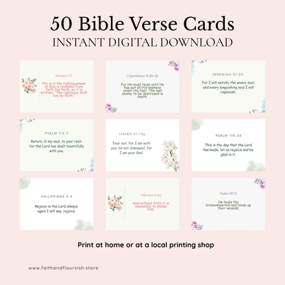 Bible Verse Memorization Cards