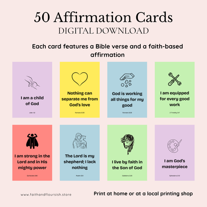 Christian Affirmation Cards