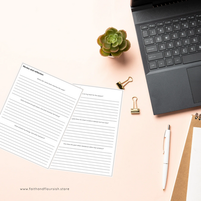 Faith-centered Weekly Reset Sheet