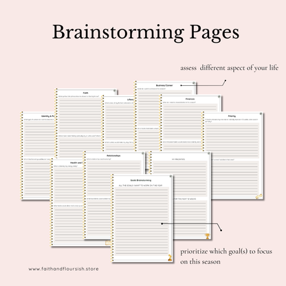 Undated 12-Week Year Planner | Set Goals with God, Build Holy Habits