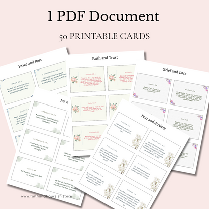 Bible Verse Memorization Cards